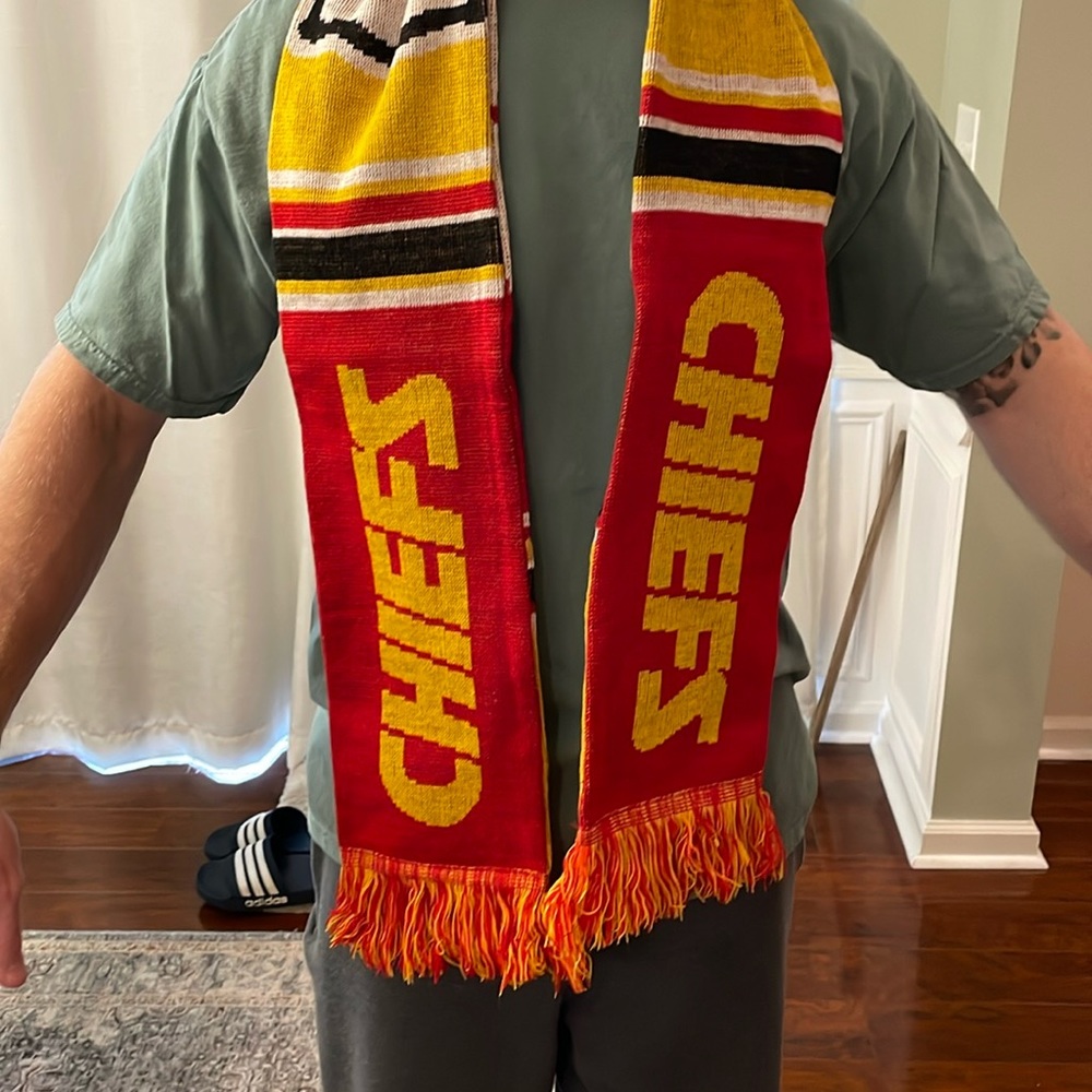 Kansas City Chiefs Scarf. Double sided!